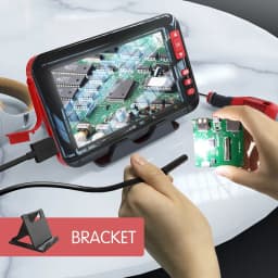 4.3 Inch IPS Screen Industrial Endoscope Camera HD1080P 2.0MP 8MM Lens USB Car Inspection Borescope 8LEDs Waterproof Take Photo