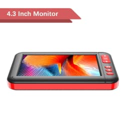4.3 Inch IPS Screen Industrial Endoscope Camera HD1080P 2.0MP 8MM Lens USB Car Inspection Borescope 8LEDs Waterproof Take Photo
