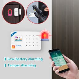 KERUI W184 4G WIFI GSM Alarm System Unit Wireless Home Tuya Smart APP Control Motion Sensor Burglar Support Alexa Motion Sensor