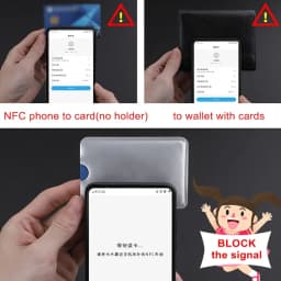 10pcs Anti-Scan Card Sleeve Anti-theft Anti-magnetic Anti RFID/NFC scanning Aluminium Foil Safty Bank Card ID Card Card Holder