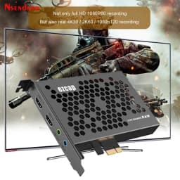 Ezcap 324B PCIe HDMI Video Game Board Capture Card Switch Loop 4K 30fps HDMI Video Capture TV Tuner Recording for Laptop PC
