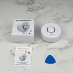 Tuya WiFi Water Leak Detector 100dB Smart Sound Alarm APP Real-time Monitoring Home Kitchen/Basement/Laundry Room Protection
