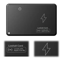 Mini Wallet Tracker Card Wireless Charging Tracking Location Waterproof GPS Locator Work with Apple Find My App Tracker for IOS