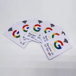 Google Review NFC Card Increase Your Reviews PVC Material Standard Card Size Google Tap To review Cards