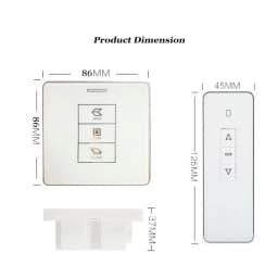 AC To DC 24V Switch Motor Electrical switch Window Opener Transformer Optional remote Wall Mounted Toggle Panel