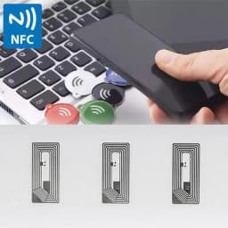 10Pcs NFC Chip Ntag213 Sticker Wet Inlay 11x21MM 13.56MHz Label Tag 213 Anti-counterfeiting Label Electronic Label