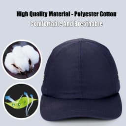 Work Safety Bump Cap Baseball Hat Protective Helmet Light Weight Anti-collision Hard Breathable Inner Shell For Work Repairing