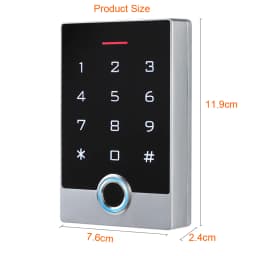 WiFi Tuya App Door Opener Waterproof Fingerprint Access Control System Standalone Keypad RFID Card Access Controller