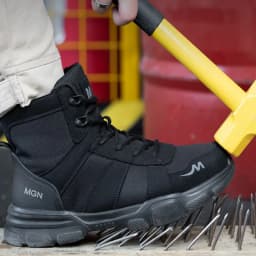 Work Boots Indestructible Safety Shoes Men Steel Toe Shoes Puncture-Proof Sneakers Women Non Slip Work Shoes Male Tactical Boots