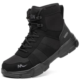 Work Boots Indestructible Safety Shoes Men Steel Toe Shoes Puncture-Proof Sneakers Women Non Slip Work Shoes Male Tactical Boots