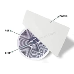 NFC Tags Nt/ag213 Nt ag215 NFC Sticker 13.56Mhz Programmable NT/AG 213 215 RFID tag Stickers Adhesive Labels for NFC Phones