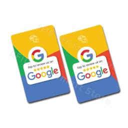 NFC Review us on Google Reviews NFC Tap Cards NT/AG215 504bytes 13.56MHz Social Media Google Reviews Cards NFC Business Card