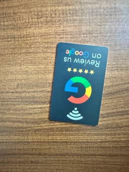 NFC Review us on Google Reviews NFC Tap Cards NT/AG215 504bytes 13.56MHz Social Media Google Reviews Cards NFC Business Card