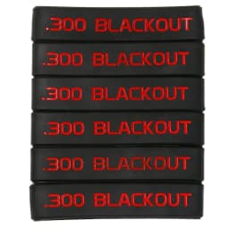 6 Pack Magazine Marking Band for 5.56 Nato 300 Blackout Magazine Marking Rubber Band Muti-Colors High Quality For Gun Safety