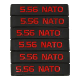 6 Pack Magazine Marking Band for 5.56 Nato 300 Blackout Magazine Marking Rubber Band Muti-Colors High Quality For Gun Safety