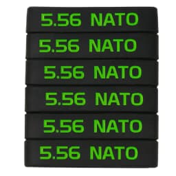 6 Pack Magazine Marking Band for 5.56 Nato 300 Blackout Magazine Marking Rubber Band Muti-Colors High Quality For Gun Safety