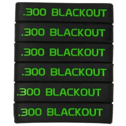 6 Pack Magazine Marking Band for 5.56 Nato 300 Blackout Magazine Marking Rubber Band Muti-Colors High Quality For Gun Safety