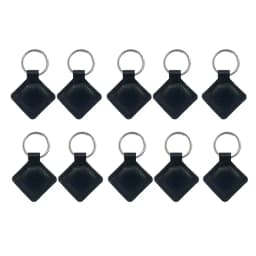 10pcs T5577 EM4305 blank key tag chip card tag leather key RFID tag replicable EM4100 125khz card proximity token key card