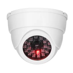 1PC Fake Camera LED Light Simulation Camera Dome Camera Realistic Dummy Fake Security Monitor Camera Surveillance Security