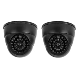 1PC Fake Camera LED Light Simulation Camera Dome Camera Realistic Dummy Fake Security Monitor Camera Surveillance Security