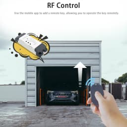 EWelink WiFi Switch Smart Garage Door Opener Controller 2CH 12V 24V 110V 220V 230V WIFI RF Receiver Inching Self-locking DIY