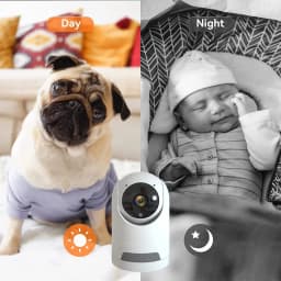 HONTUSEC 3MP ICSEE PTZ Camera Human Detect Auto Tracking Surveillance Cameras Two Way Audio ICSEE Camera Support Alexa Google