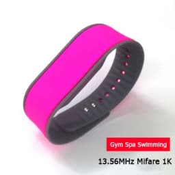 Waterproof Wristband 13.56MHZ RFID ISO14443A F08 Wristband MF Classic 1K S50 Silicone Bracelet New Design