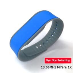 Waterproof Wristband 13.56MHZ RFID ISO14443A F08 Wristband MF Classic 1K S50 Silicone Bracelet New Design