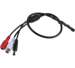 Uvusee Mini Microphone High Sensitive Pickup Audio Mic Microphone for Cctv Security Camera DVR System