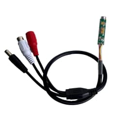 Uvusee Mini Microphone High Sensitive Pickup Audio Mic Microphone for Cctv Security Camera DVR System