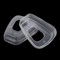10PCS Anti-dust Retainer Case Safety Respirator Part 501 Filter Adapter Plastic Cover for 3*M 501 6800 6001 5N11 5P71 7502 6200