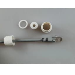 48V to 12V PoE Cable With DC Audio IP Camera RJ45 Cable built in PoE module For CCTV IP Camera