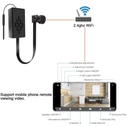 4K DIY Wireless WiFi Camera Mobile APP Remote Viewing Built-in Battery 1080P Pixel Security Network IP Camera 2.0MP