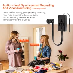 4K DIY Wireless WiFi Camera Mobile APP Remote Viewing Built-in Battery 1080P Pixel Security Network IP Camera 2.0MP