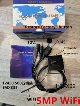 5MP 2MP HD Video Surviallance P2P Pin-Hole POE Mini Wireless Wifi Ip Camera RTSP with Micro Sd Card Slot IP Cam WIFI Audio