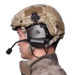 BOOIU Tactical Helmet Headset Bracket Fast Ops Core Helmet ARC Rail Adapter Mount Hunting Military Noise Cancelling Headset