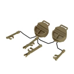 BOOIU Tactical Helmet Headset Bracket Fast Ops Core Helmet ARC Rail Adapter Mount Hunting Military Noise Cancelling Headset