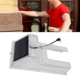 Transparent Plastic Doorbell Rain Cover Doorbell Rain Cover Transparent Plastic ABS Weatherproof Solar Powered Door Cover