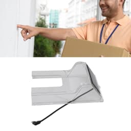 Transparent Plastic Doorbell Rain Cover Doorbell Rain Cover Transparent Plastic ABS Weatherproof Solar Powered Door Cover