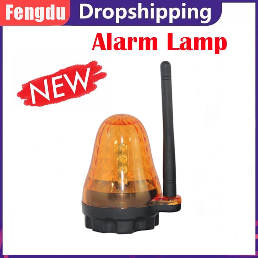 High Intensity LED Warning Beacon Light 24V 230VAC Universal Alarm Signal Lamp for Automatic Gates Garage Door