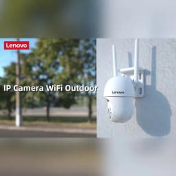 Lenovo 5MP Outdoor IP Camera IP66 Waterproof WiFi Two-Way Audio Security Surveillance Camera Motion Alarm HD Color Night Vision