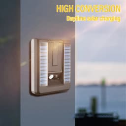 Foldable LED 120° Solar Light Outdoor Wall Lamp Security Waterproof Spotlights Lamp Motion Sensor 3 Modes Street Light Garden