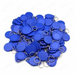 50pcs UID Changeable RFID Key Fobs 13.56MHz Rewritable 0 Block Duplicate NFC Tag Keychains IC Copy Card for Access Control Clone