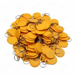 50pcs UID Changeable RFID Key Fobs 13.56MHz Rewritable 0 Block Duplicate NFC Tag Keychains IC Copy Card for Access Control Clone