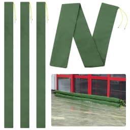 Heavy Duty Flood Sandbags Reusable Canvas Flood Control Sandbags Large Capacity Water Barriers Home Flood Garage Flood