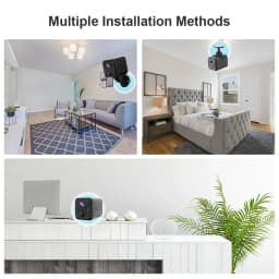 LS VISION Ubox Mini 4G Security Camera SIM Card or Wifi HD Surveillance Camera 3800mAh Battery Low Power Voice Intercom CCTV