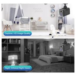 LS VISION Ubox Mini 4G Security Camera SIM Card or Wifi HD Surveillance Camera 3800mAh Battery Low Power Voice Intercom CCTV