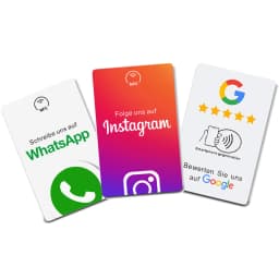 Whatsapp Instagram NFC Tap Review Cards Google Customer Reviews Card Increase Your 5 Star Ratings Reviews for Your Business