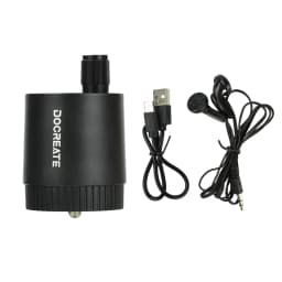 Water Mains Leak Detector Underground Pipe Leak Monitor Portable Type-C Leak Detector Kit with Headphones for Indoor and Outdoor