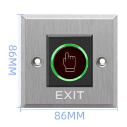 Access Button Door Exit Push Switch No Touch Release Gate Opener Door Access Control System Entry Open Touch